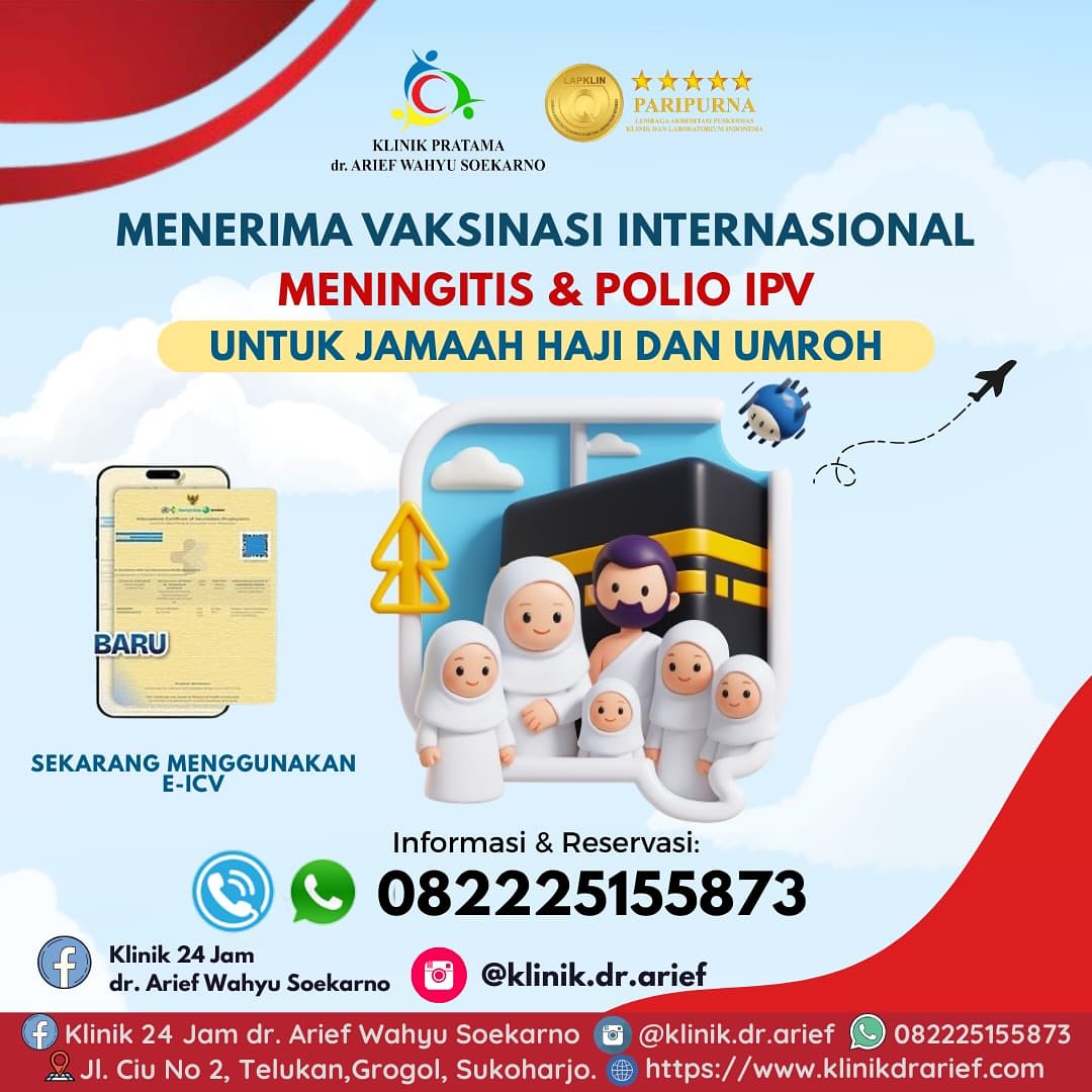 ✨ Siap Berangkat Haji atau Umroh? Pastikan Sudah Vaksinasi Dulu! 🕋💉🩺vaksinasi meningitis dan polio IPV