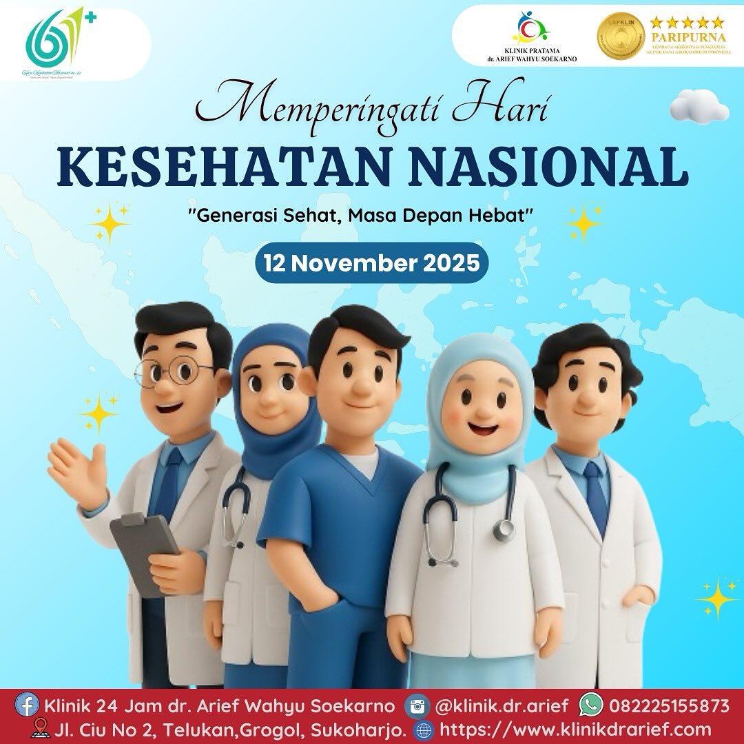 Hari Kesehatan Nasional 2025: Wujudkan Generasi Sehat, Masa Depan Hebat